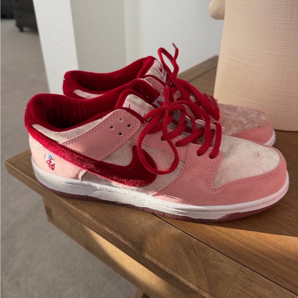 Nike Pink and Red Sneakers